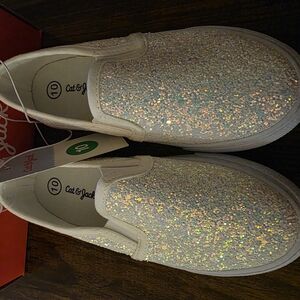 Cat & Jack Glitter Slip-On Shoes